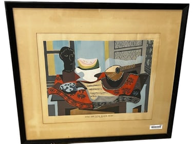 Vintage Lithograph after Pablo Picasso