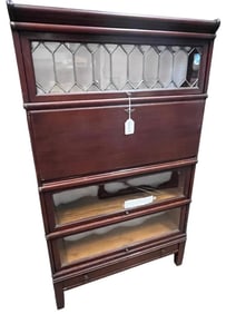 Mahogany Barrister Bookcase with Desk