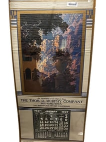1937 Maxfield Parrish Salesman Sample Calendar