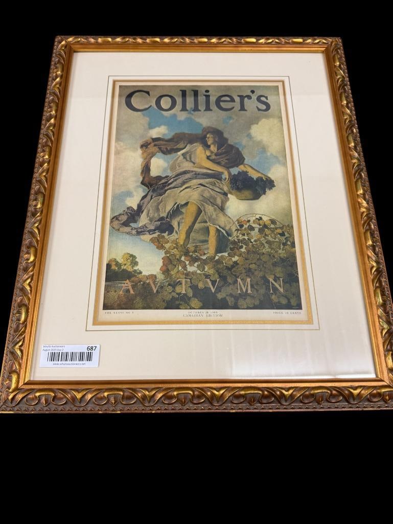 Maxfield Parrish Collier's Magazine Cover (1 of 4)