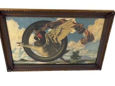 Maxfield Parrish Image For Fisk Tires with Mother Goose
