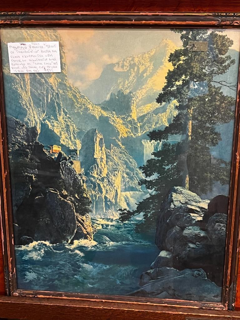 Maxfield Parrish Spirit of Transportation Poster (1 of 2)