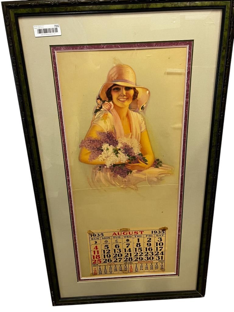 Rare Rolf Armstrong 1935 Calendar (1 of 5)