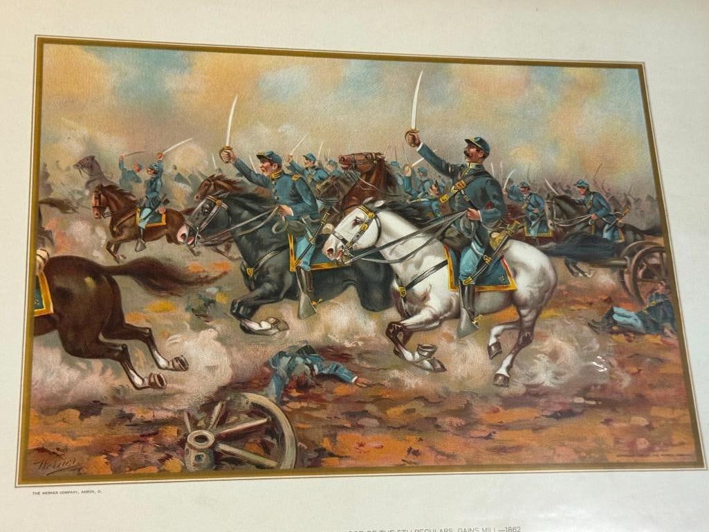 1899 U.S. Army & Navy Chromolithographs (1 of 15)