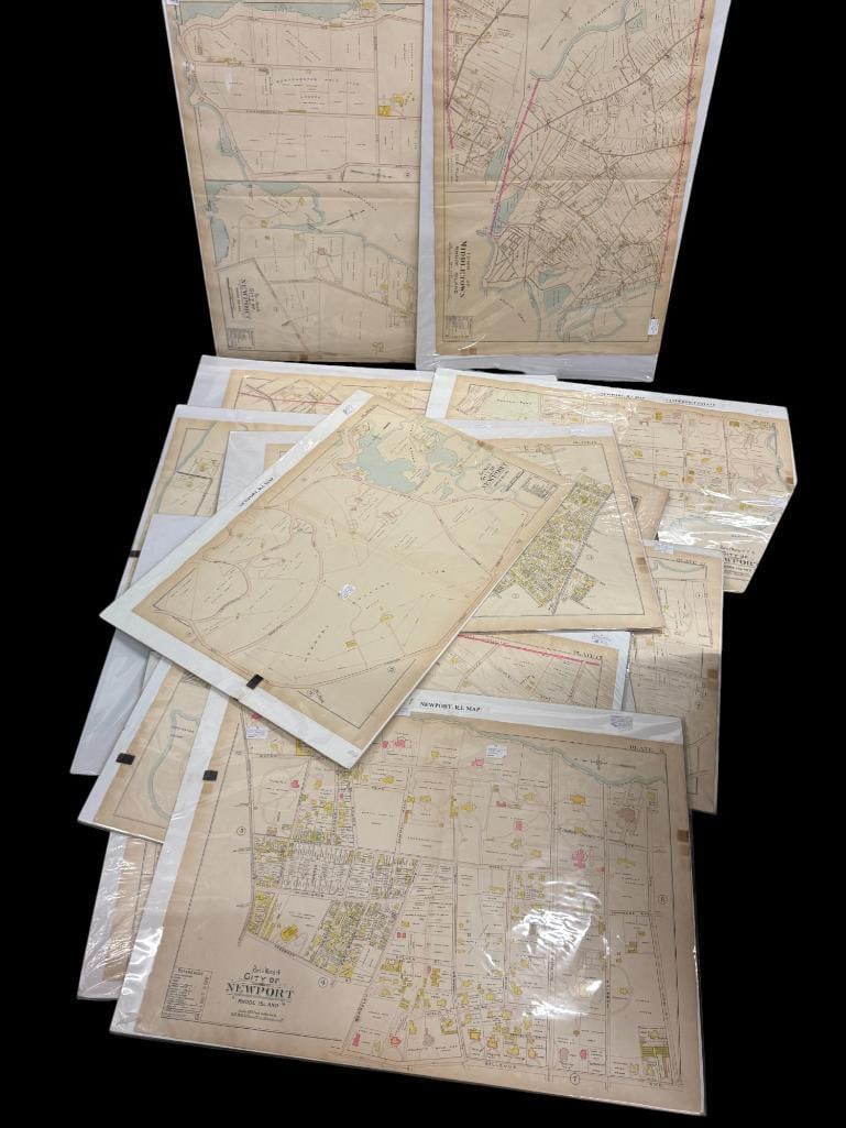 Early 1900's Newport Rhode Island Maps (1 of 16)