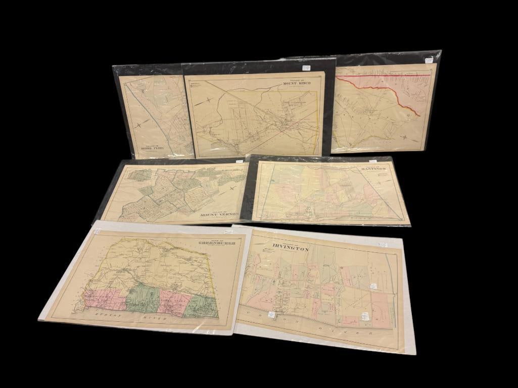 7 Late 1800's Westchester Maps (1 of 8)