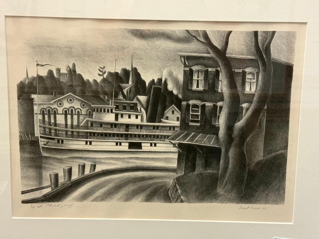 Ernest Fiene signed Lithograph (1 of 8)