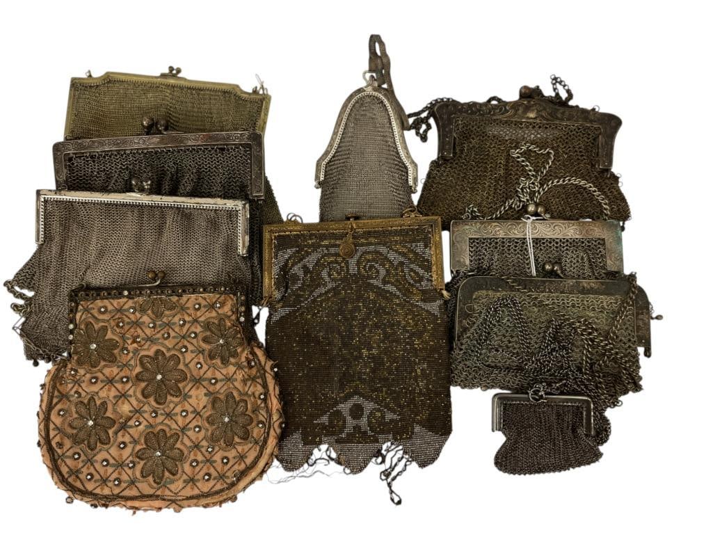 9 Metal Mesh Purses etc (1 of 8)