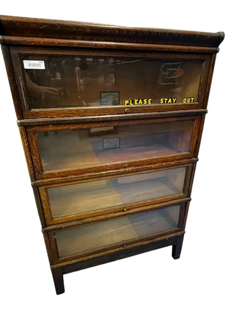 Globe Wernicke Oak Barrister Bookcase (1 of 3)