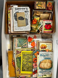 Large Group of Seed Catalogs, Packets and more: Large Group of Seed Catalogs, Packets and more.