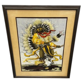 Larry Fodor Apache Dancer Signed and numbered