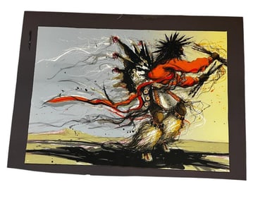 Larry Fodor Fancy Dancer 1 signed print