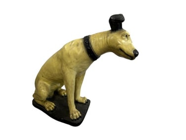 Chalkware RCA Nipper Statue