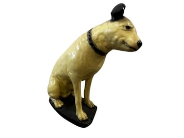 Chalkware RCA Nipper Statue