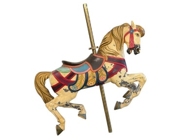 Carousel Horse with pole