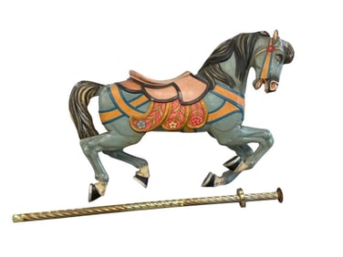 Carousel Horse with pole