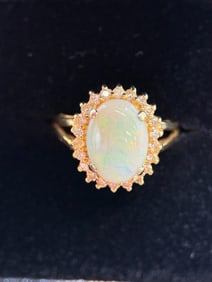 14k Gold and Opal Ring