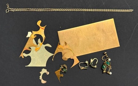 Gold Filled Necklace, Earring etc