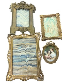 4 Gilded Picture Frames
