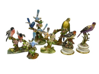Crown Staffordshire Bird Figures