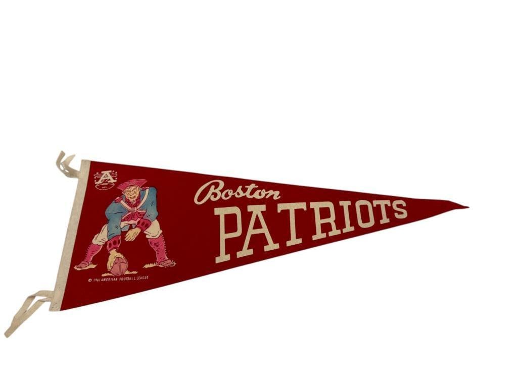 1961 AFL Boston Patriots Pennant: 1961 AFL Boston Patriots Pennant