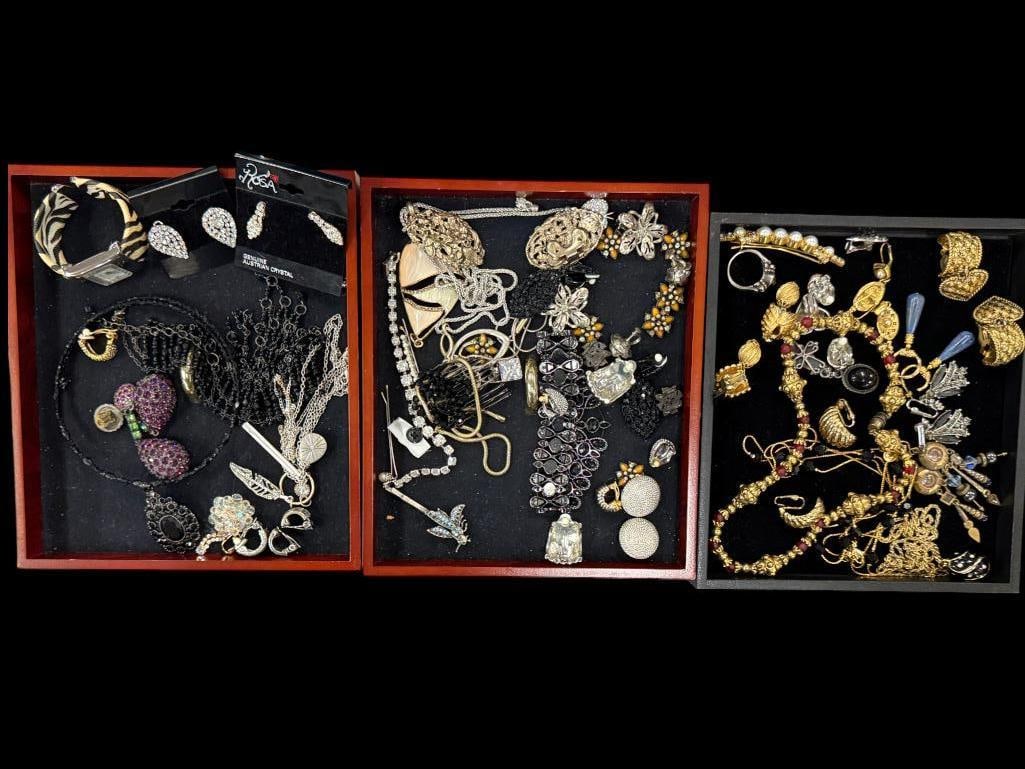 Costume Jewelry Earrings, Necklaces etc (1 of 14)