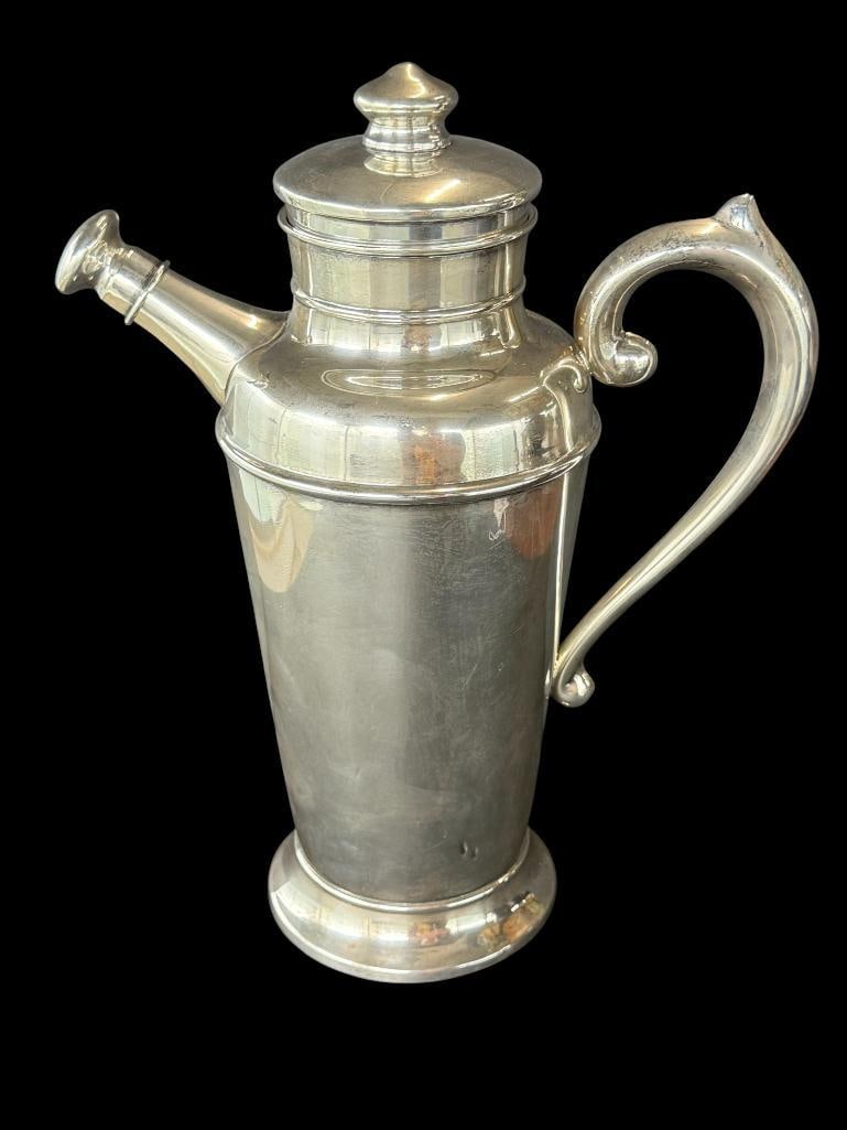 Art Deco Sterling Silver Cocktail Shaker (1 of 6)