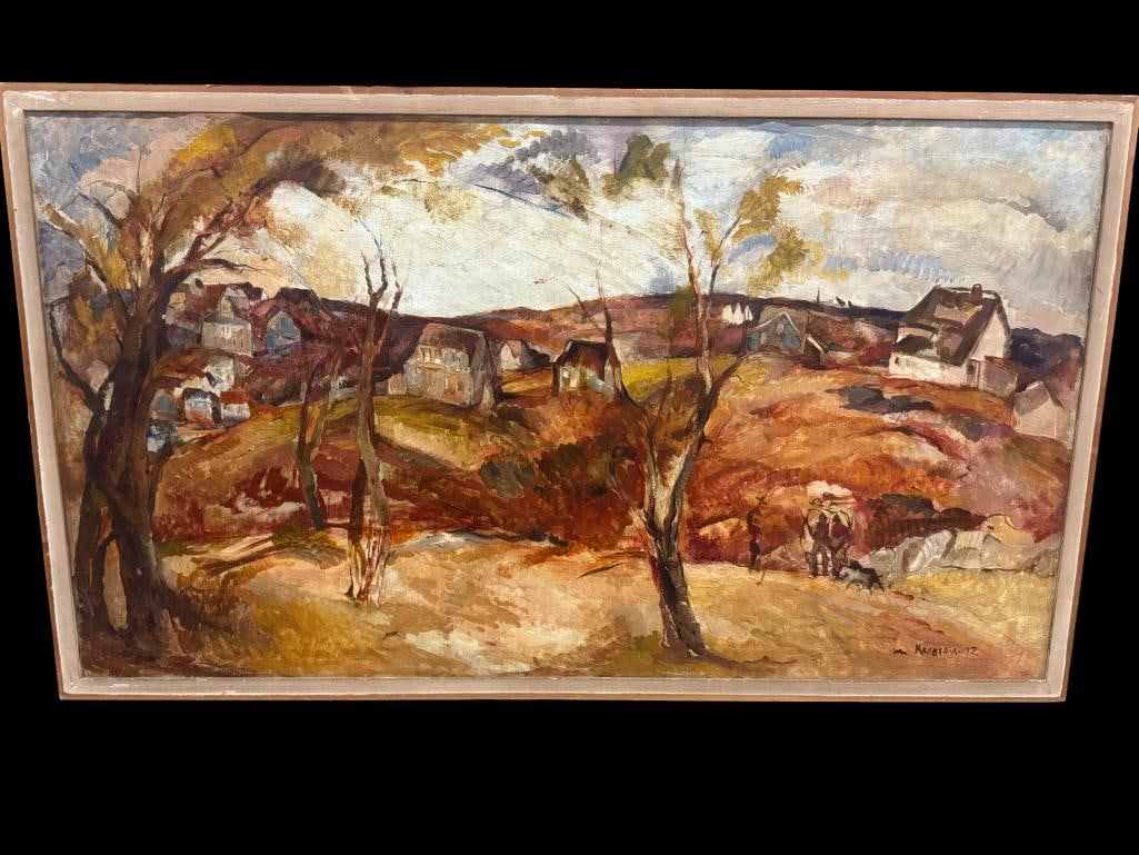 William Meyerowitz signed oil on canvas (1 of 7)