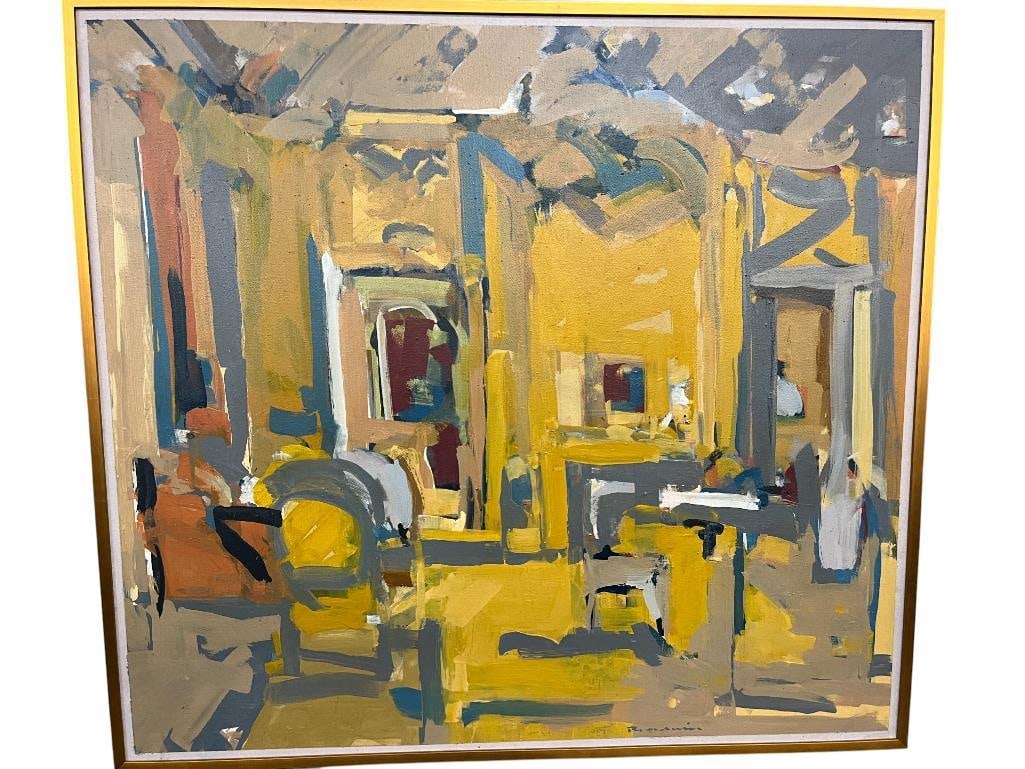 Roland Wise signed Acrylic on canvas (1 of 8)