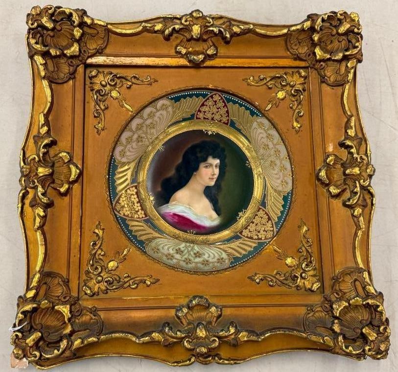 Royal Vienna Hand Painted Portrait (1 of 5)