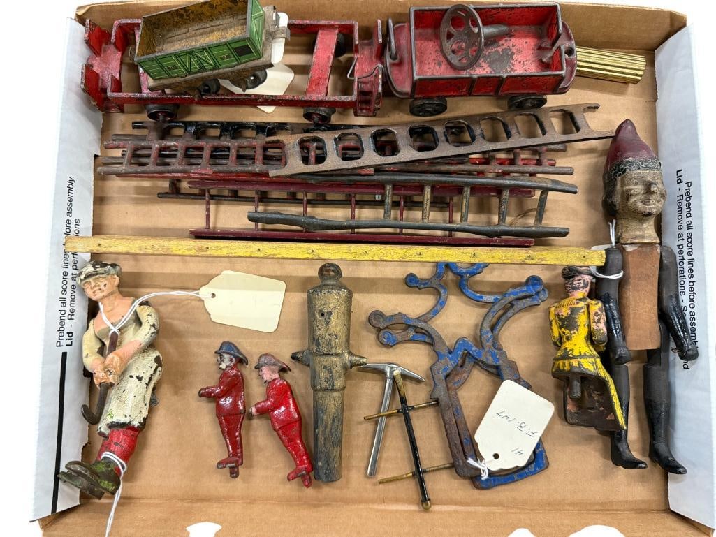 Cast Iron Toy Fire Truck Ladders and more (1 of 5)