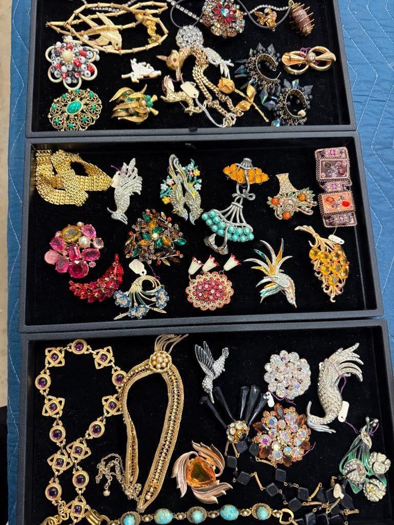 Costume Jewelry Pins, Necklaces etc (1 of 4)