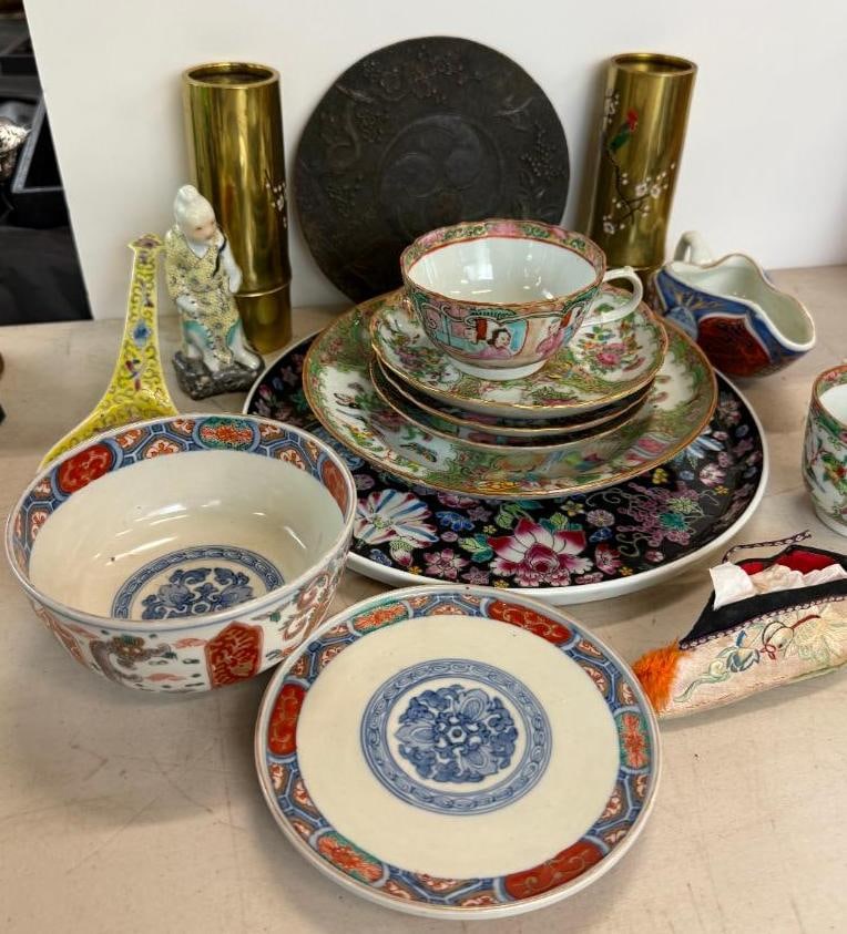 Rose Medallion Plates, Imari Pitcher etc (1 of 5)