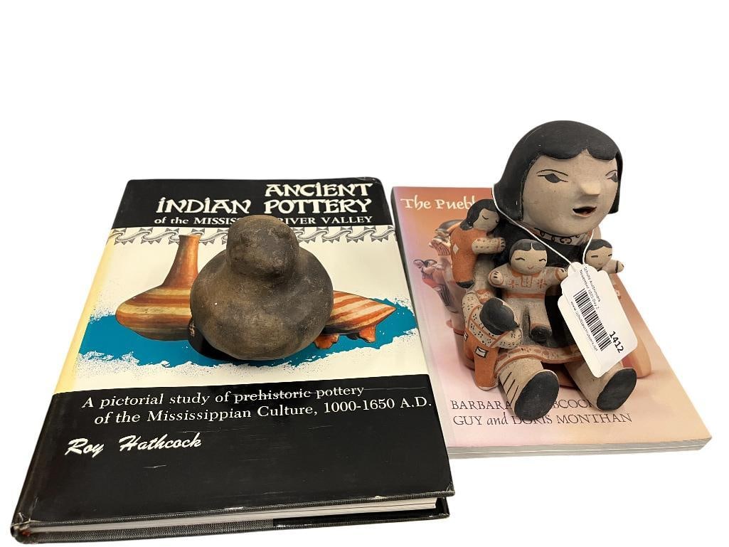Pueblo Pottery and Indian Pottery with books (1 of 9)