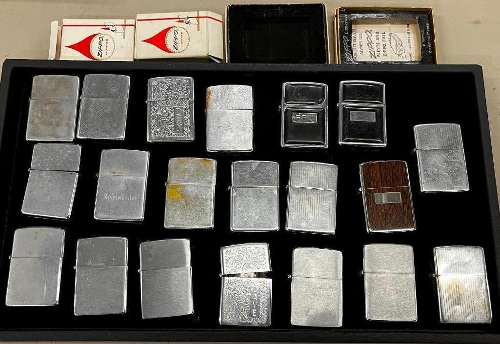 20 Vintage Zippo Lighters (1 of 4)