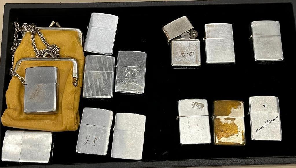 13 Vintage Zippo Lighters (1 of 4)