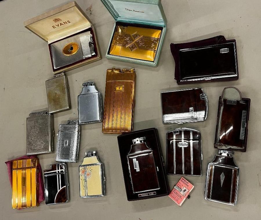 16 Vintage Lighter / Cigarette Cases (1 of 8)