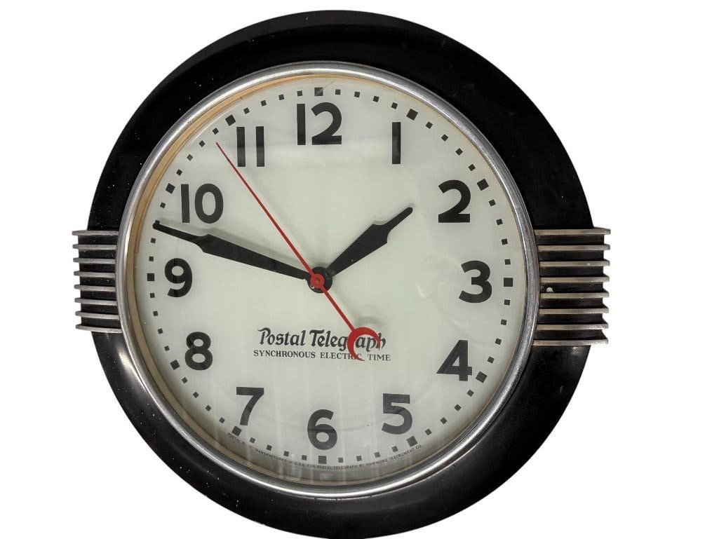 Art Deco Postal Telegraph Electric Clock (1 of 5)