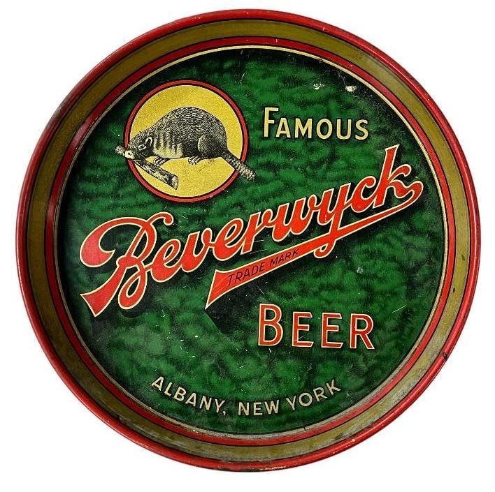 Beverwyck 1930's Beer Tray Albany NY (1 of 5)