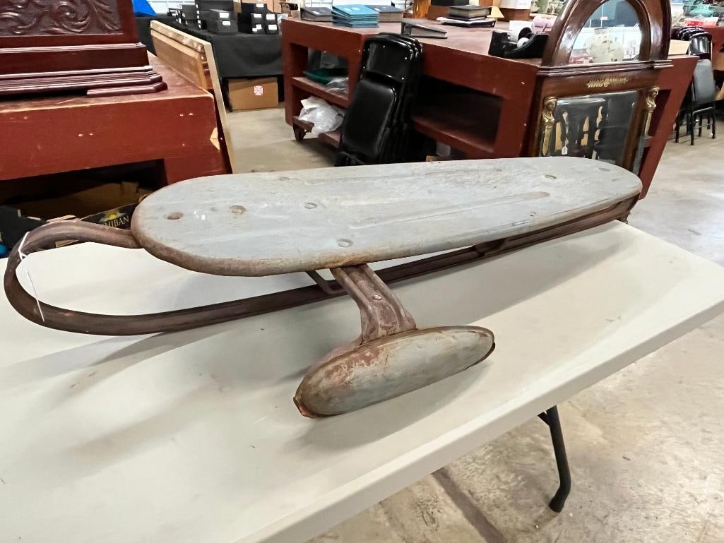Rare 3 Ski Childrens Sled (1 of 5)