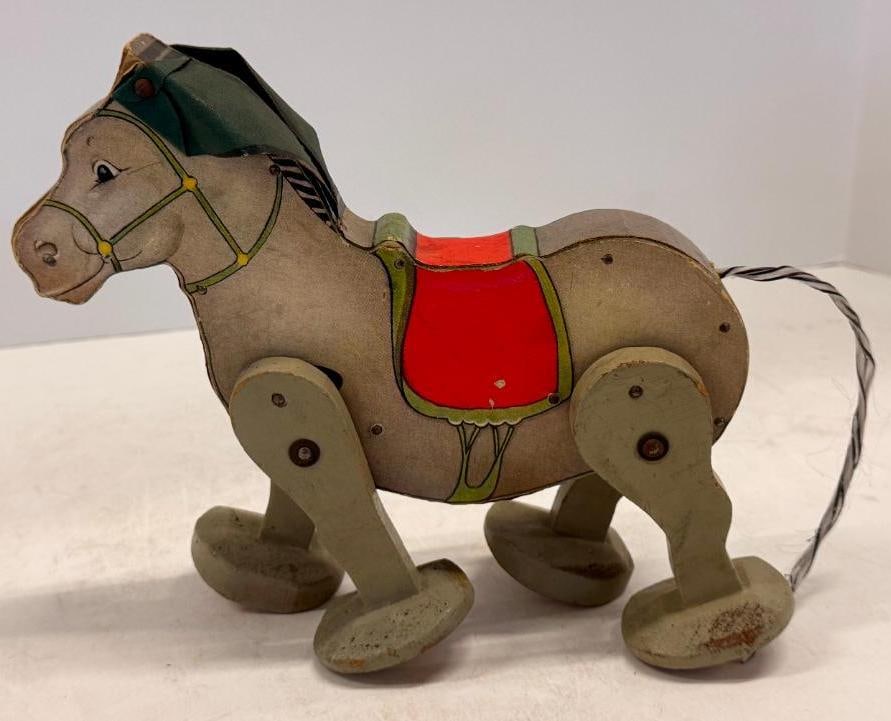 Vintage Fisher price Wind Up Horse: Vintage Fisher price Wind Up Horse #350
