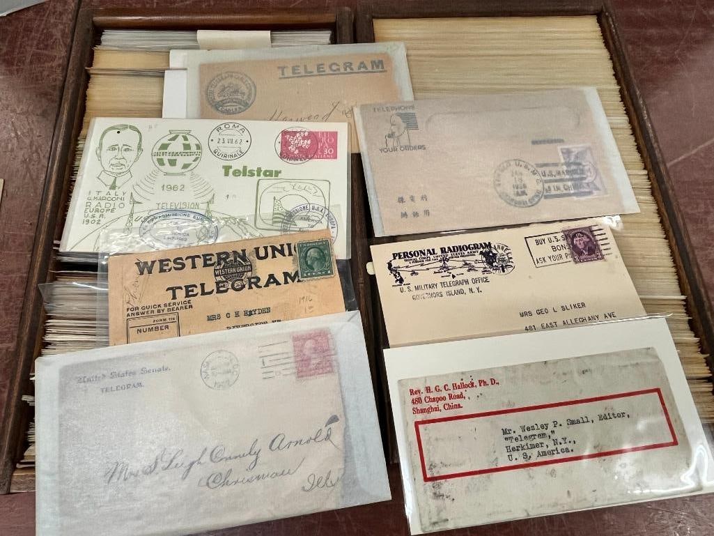 2 Boxes of Covers and Cancels: 2 Boxes of Covers and Cancels incl. Hotel, States and more.