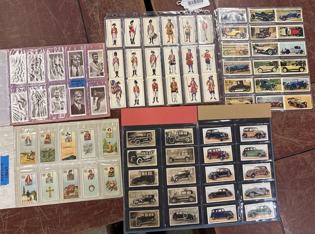 Cigarette Cards incl. Famous Athletes, Aviation, etc: Cigarette Cards incl. Famous Athletes, aviators, cars and more