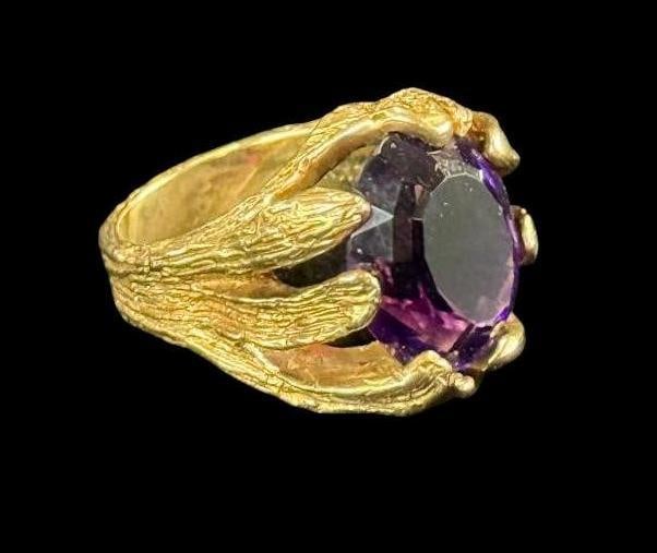 14k Gold with Amethyst Ring (1 of 6)