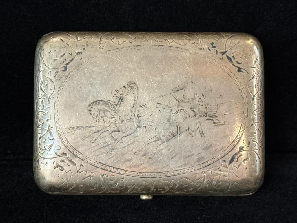 Russian Hallmarked Silver box - 2