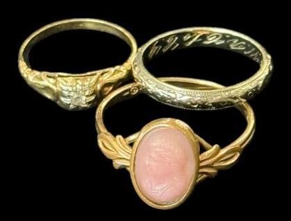 18k and 10k Gold Rings (1 of 6)
