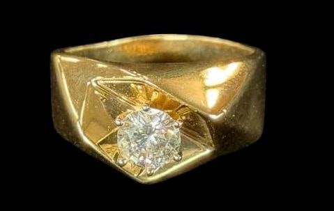 14k Gold and Diamond Ring (1 of 6)