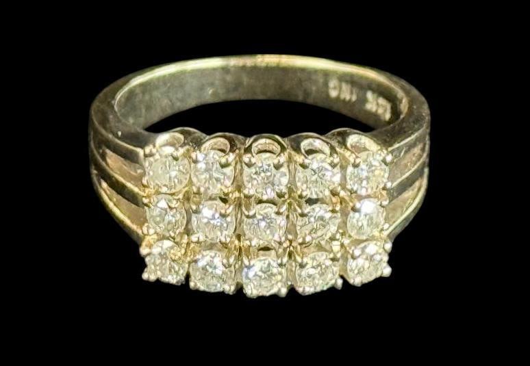 14k White Gold with Diamonds ring (1 of 7)