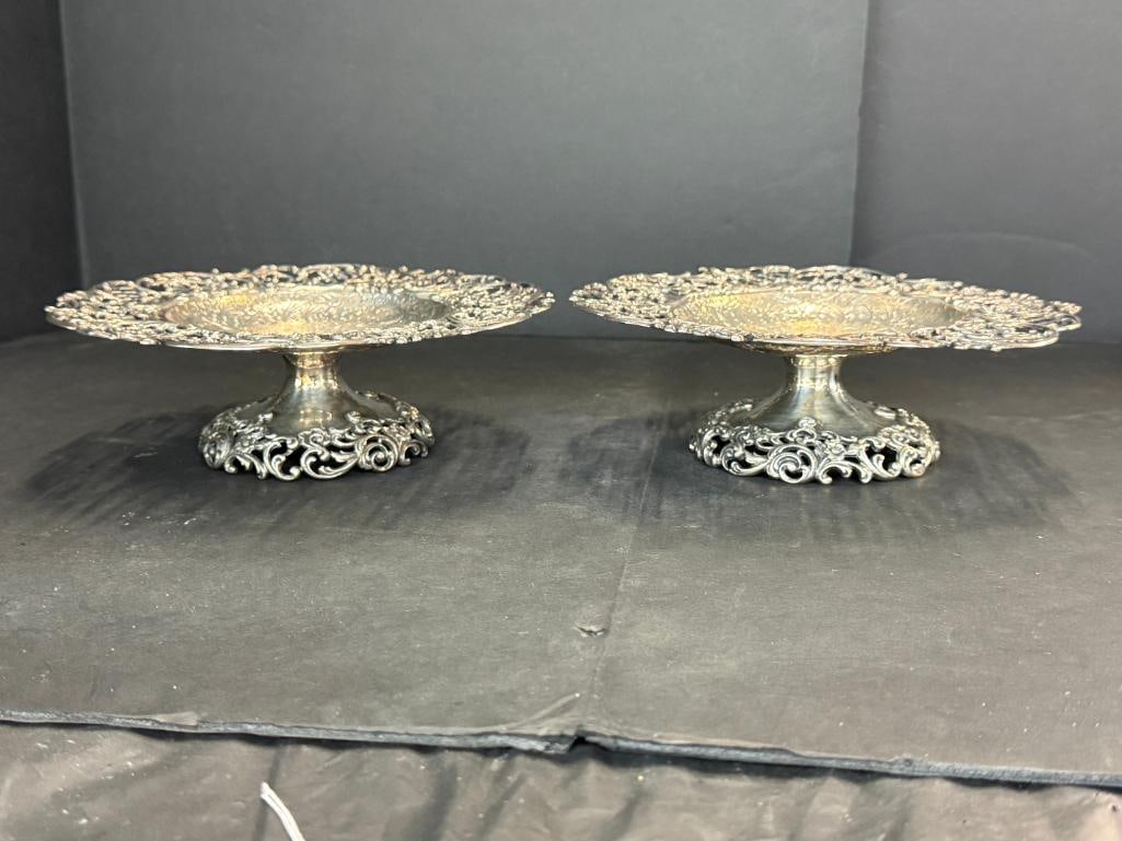 2 Sterling Silver Compotes - 2