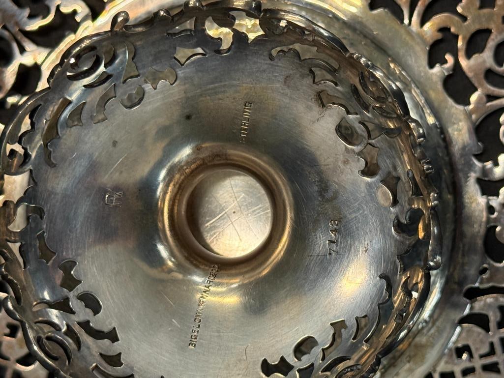 2 Sterling Silver Compotes - 4